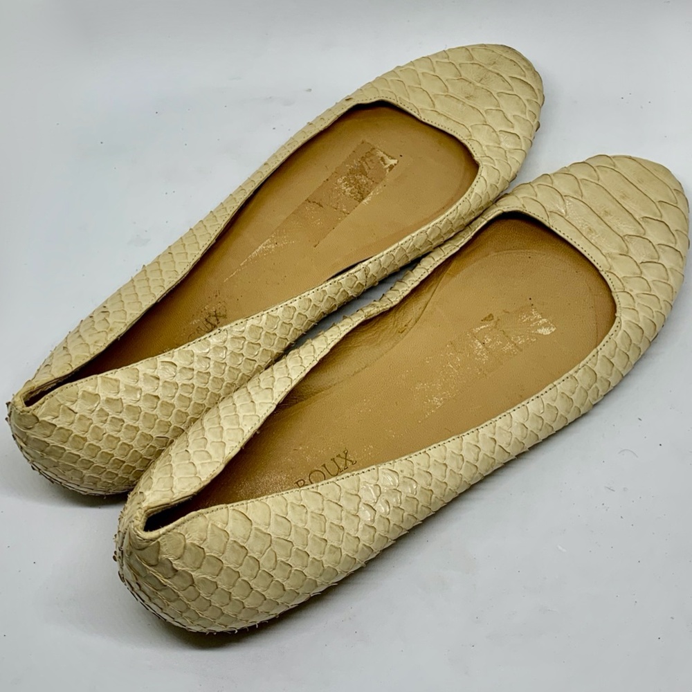 BARABOUX Python Ballet Flats - Picture 7 of 16